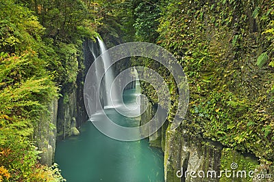 The Takachiho Gorge on the island of Kyushu, Japan Stock Photo